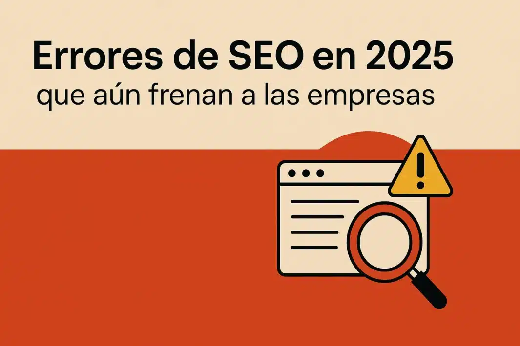 errores de SEO en 2025 que frenan el posicionamiento web