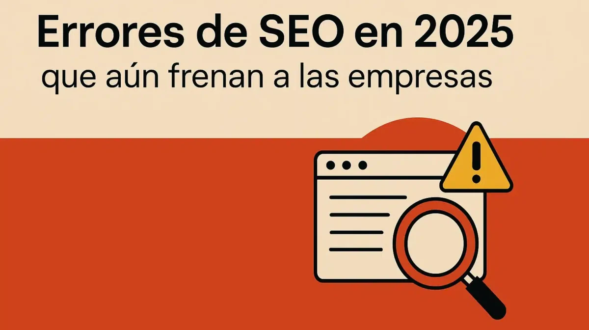 errores de SEO en 2025 que frenan el posicionamiento web