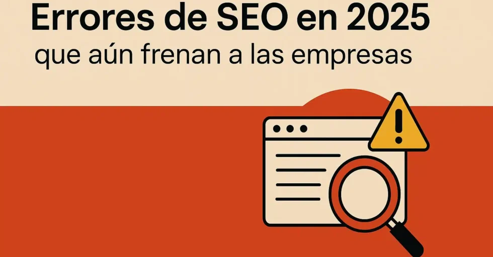 errores de SEO en 2025 que frenan el posicionamiento web
